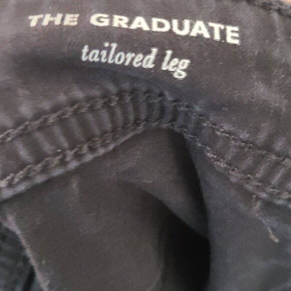 Adriano Goldschmeid Men's The Graduate Tailored leg Pants Navy Blue Size 34x32 - Picture 7 of 9